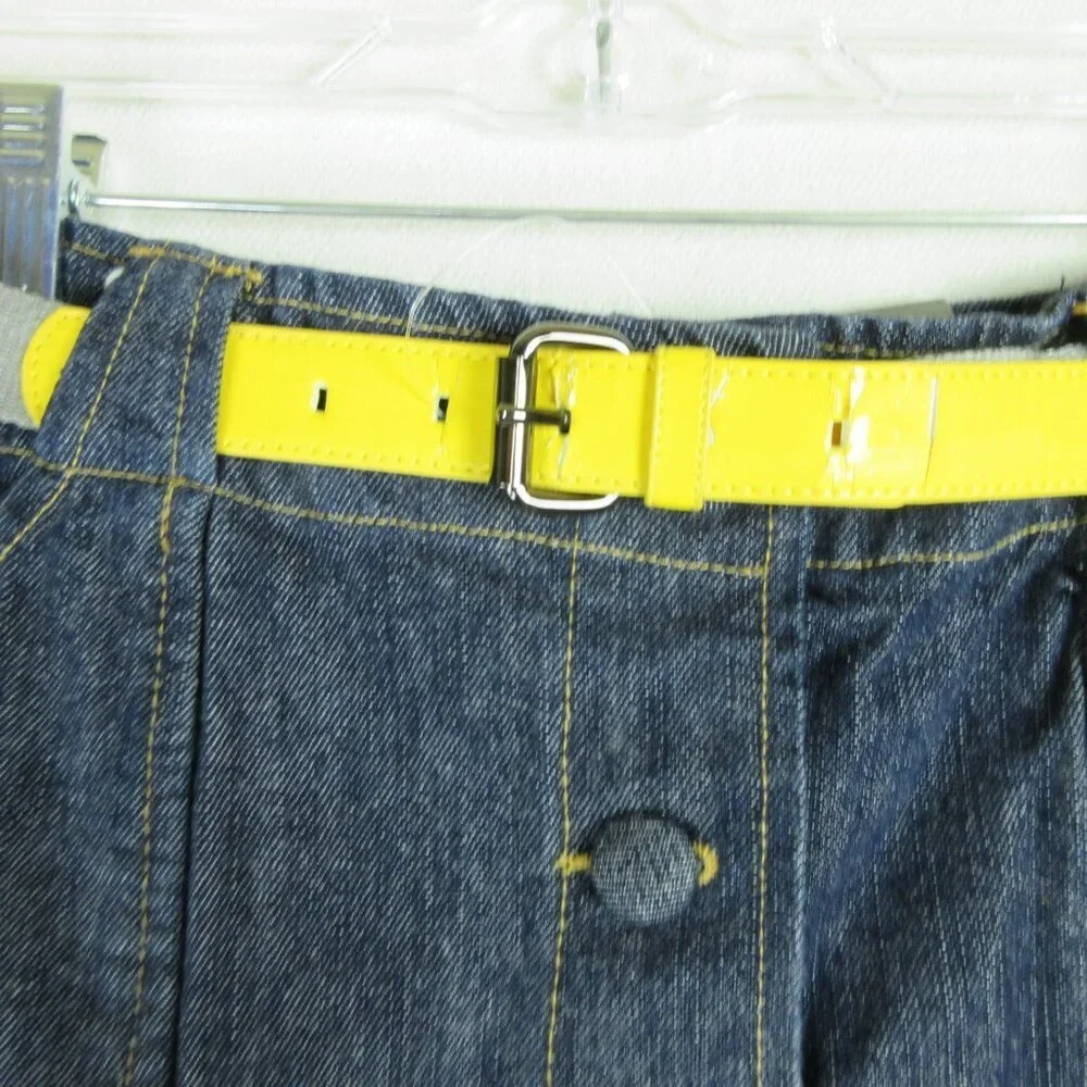 Proenza Schouler For Target Button Front Stretch Denim Pencil Jean Skirt Size 7